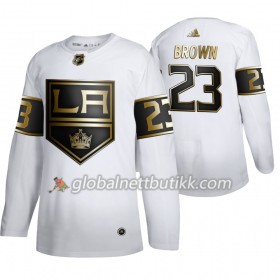 Los Angeles Kings Hockeydrakt Dustin Brown 23 Adidas 2019-2020 Golden Edition Hvit Authentic - Herre